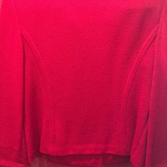 Red Women's Jacket by St. John - Picture 7 of 7